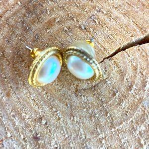 Vintage post earrings